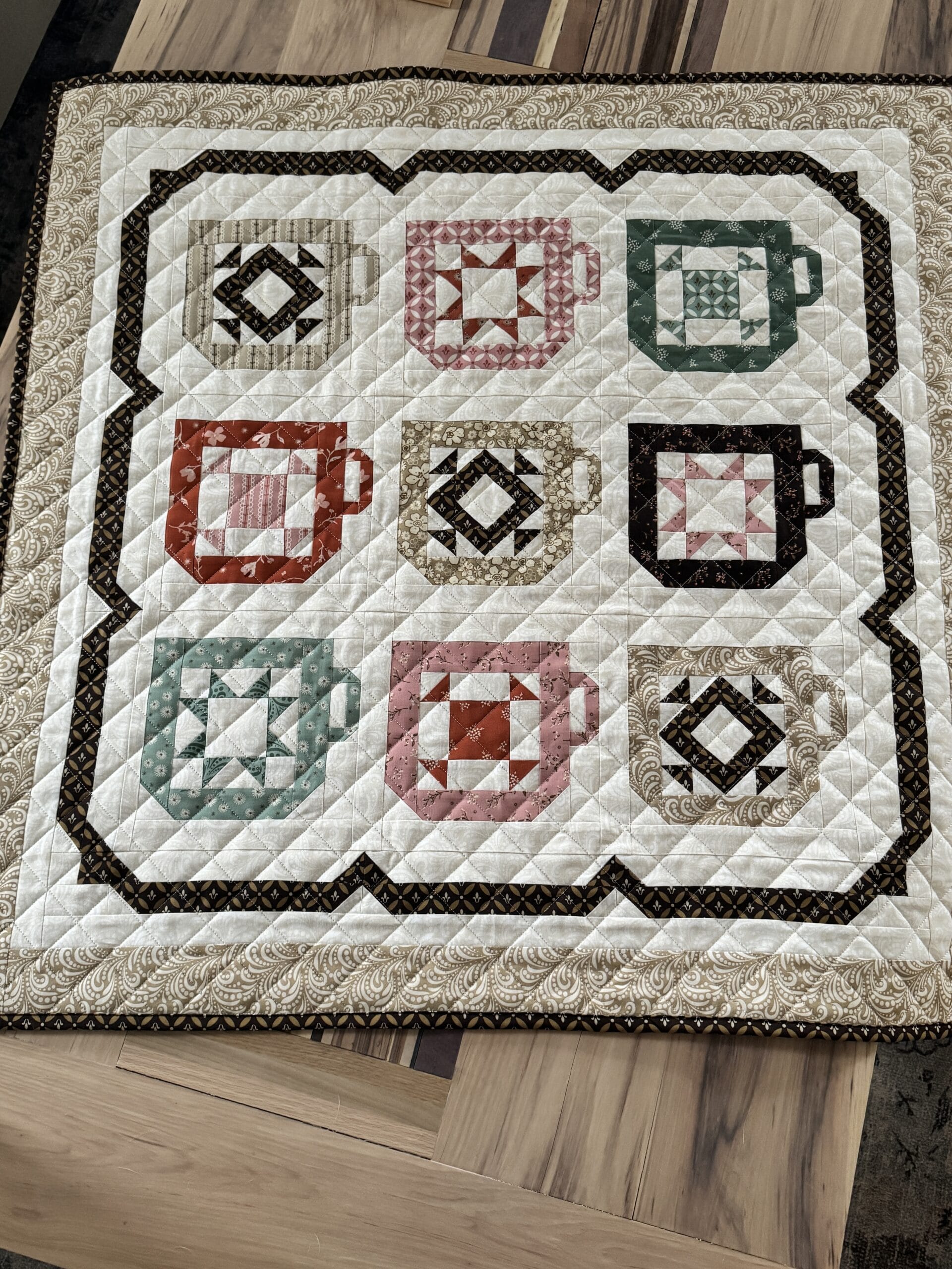 Mug Collection by Sandy Gervais Quilt Kit