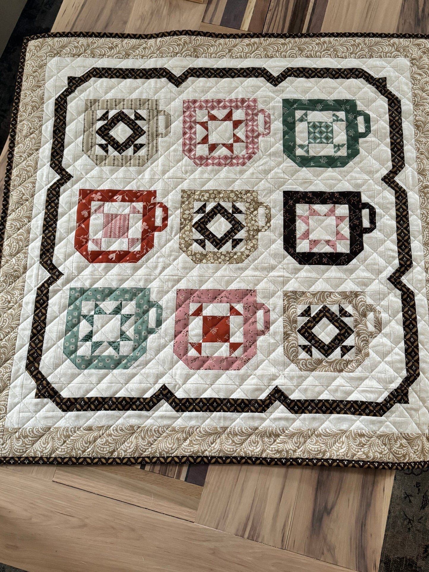 Mug Collection by Sandy Gervais Quilt Kit