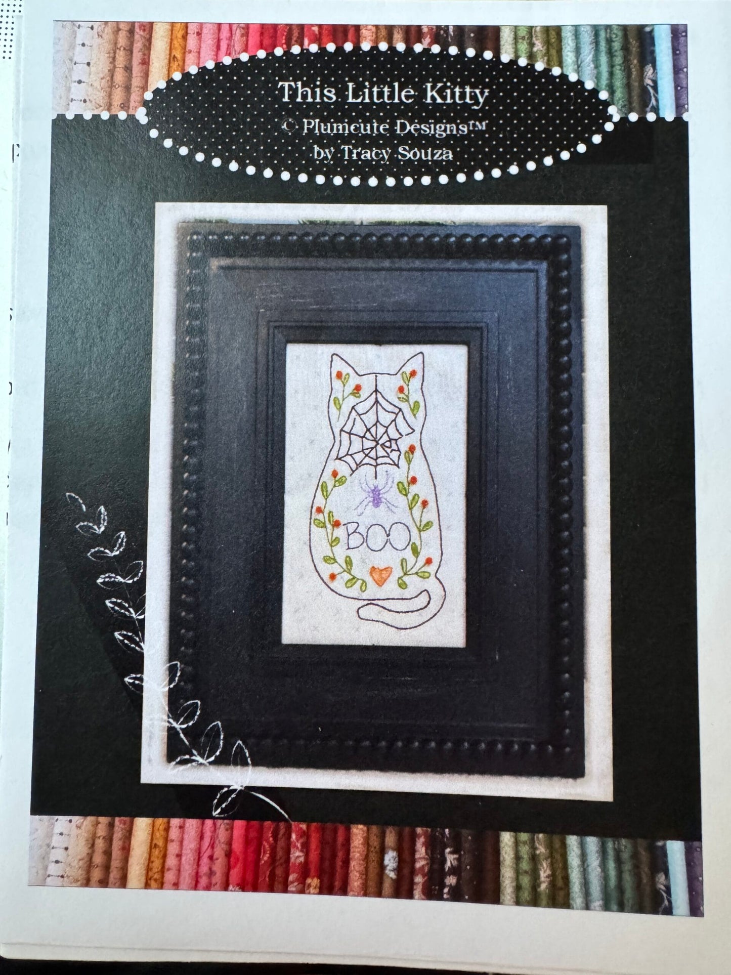 This Little Kitty Halloween Embroidery Pattern – Plumcute