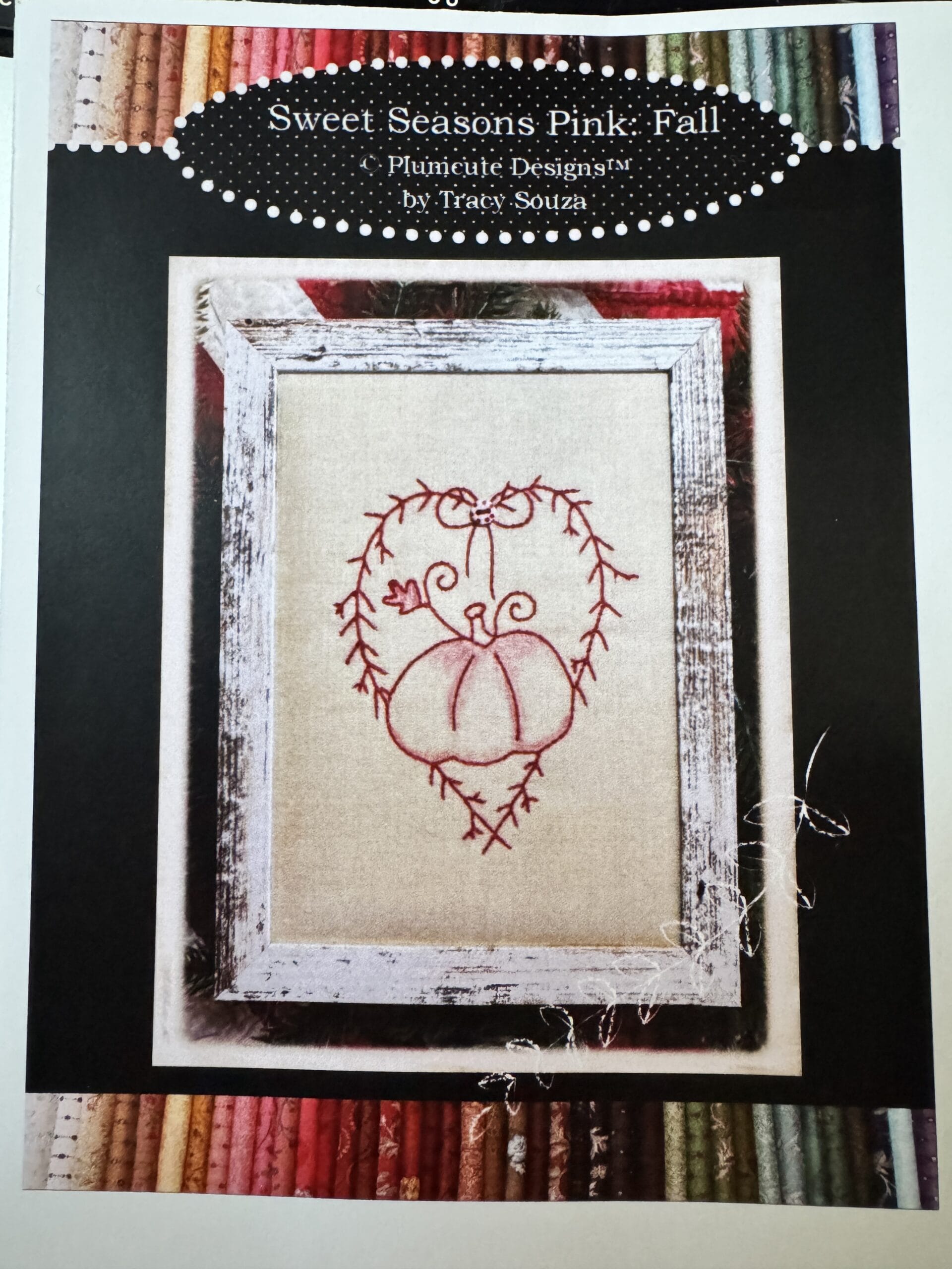Sweet Seasons Pink Fall Embroidery Kit – Plumcute