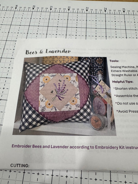 Bee & Lavender Pillow Kit