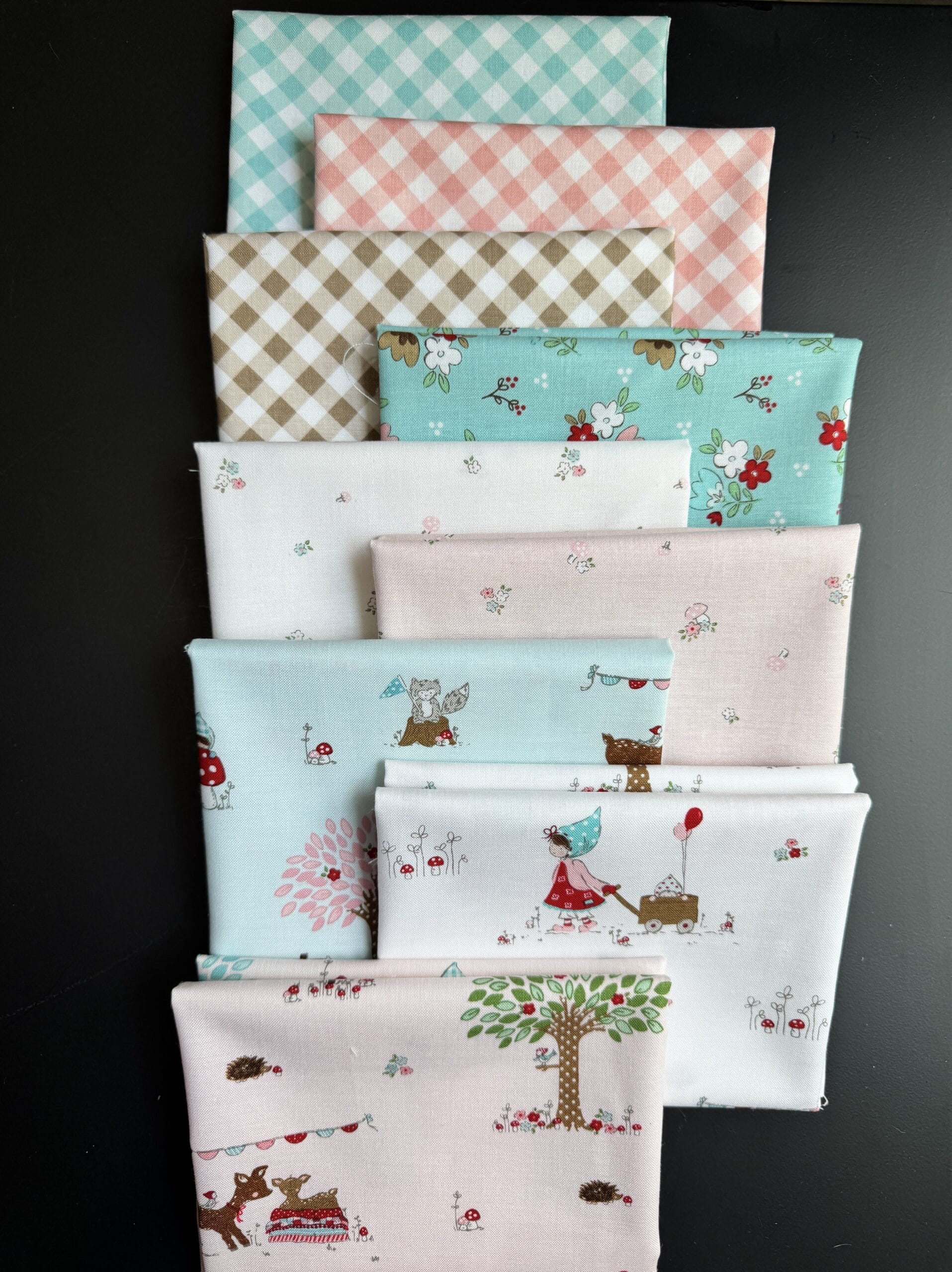 Whimsical Woodland Curated Fat Quarter Bundle – 9 Piece Bundle