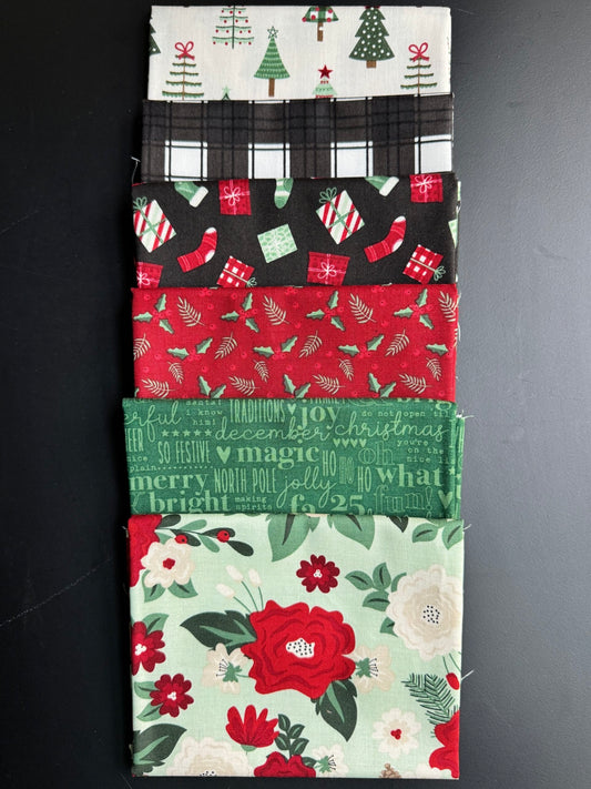 Evergreen Wishes Petite Fat Quarter Bundle