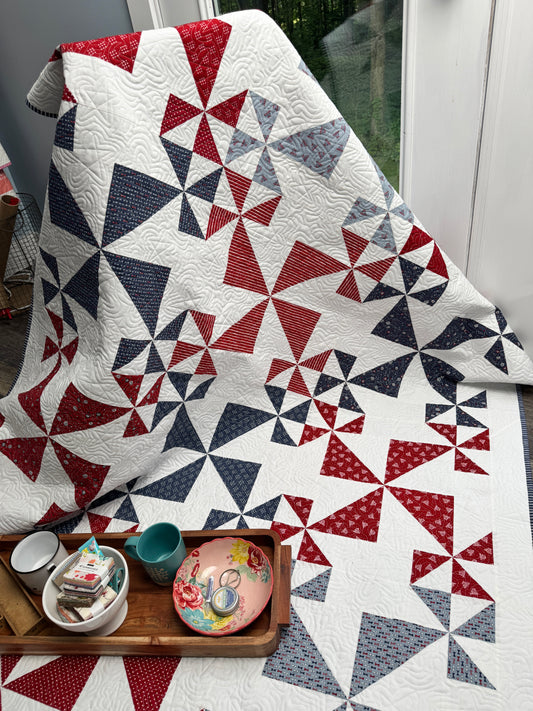The Treeline Quilting Patriotic 250 Celebration quilt