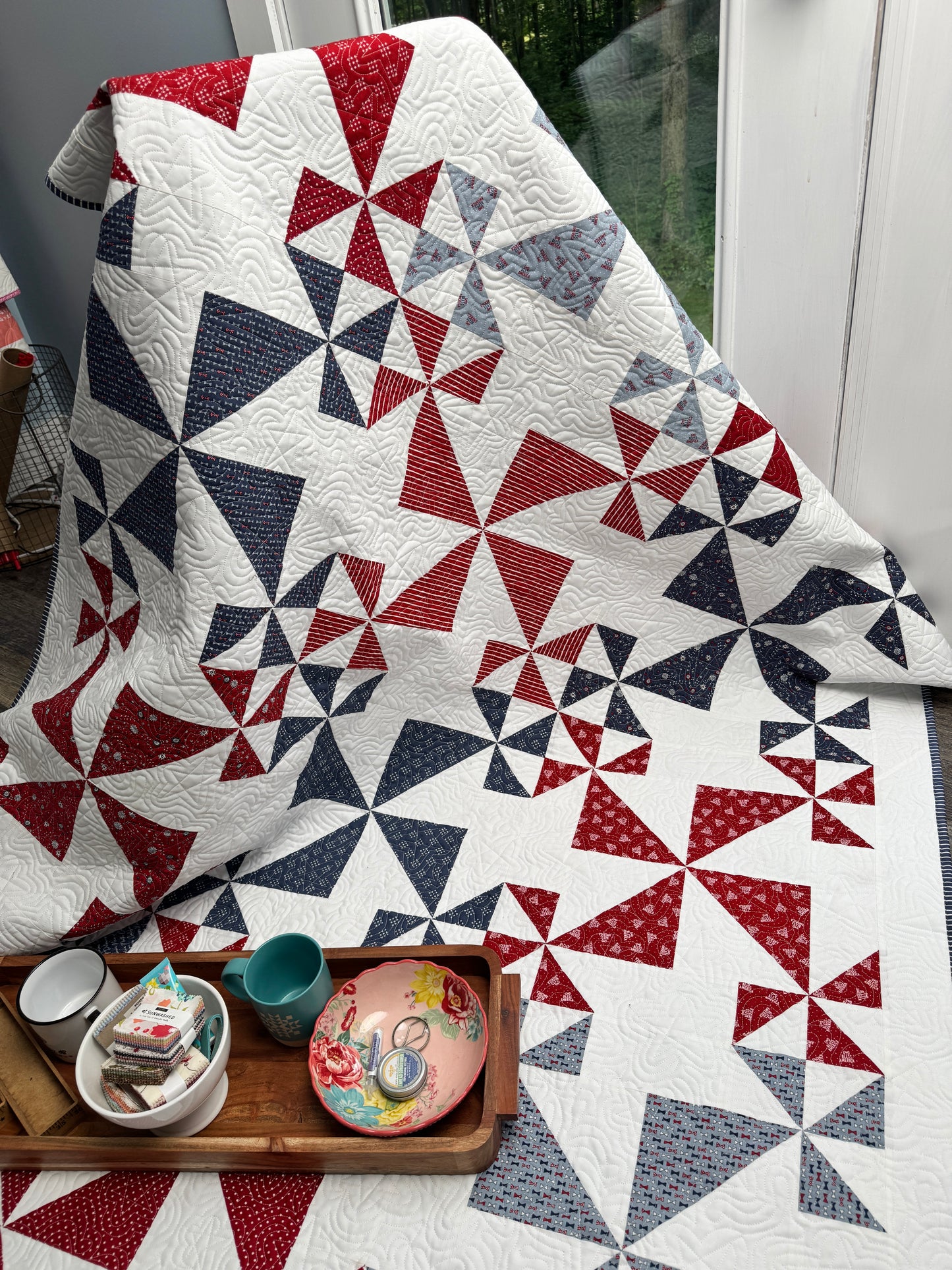 The Treeline Quilting Patriotic 250 Celebration quilt
