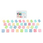 Set of colorful square clips with a container labeled 'Quilty Clippies' on a white background.