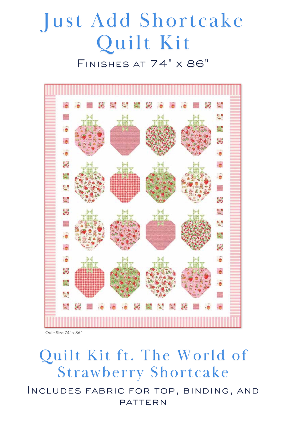 Just Add Shortcake Quilt Kit image 