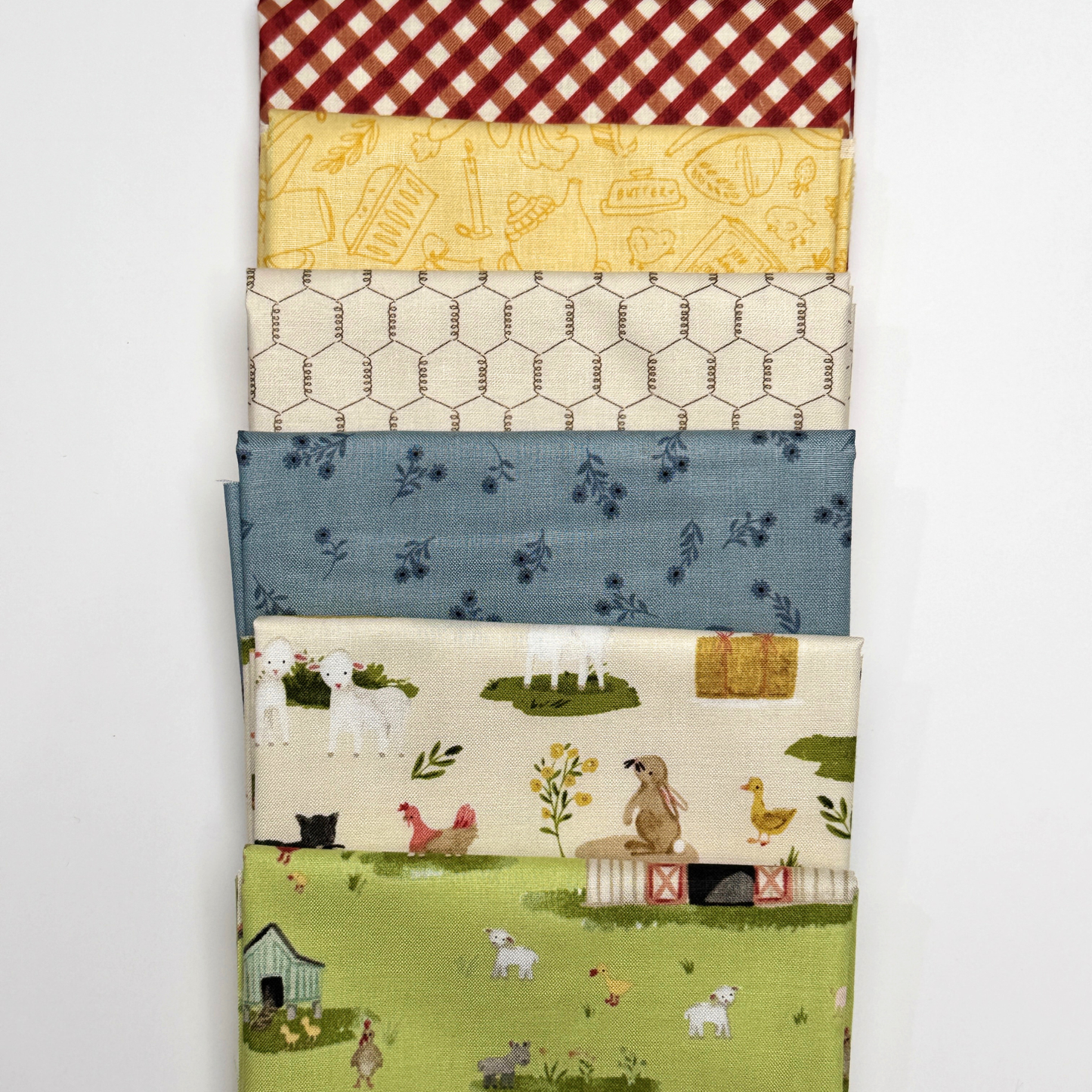 Lil' Farm Friends Petite Fat Quarter Bundle 6 Piece