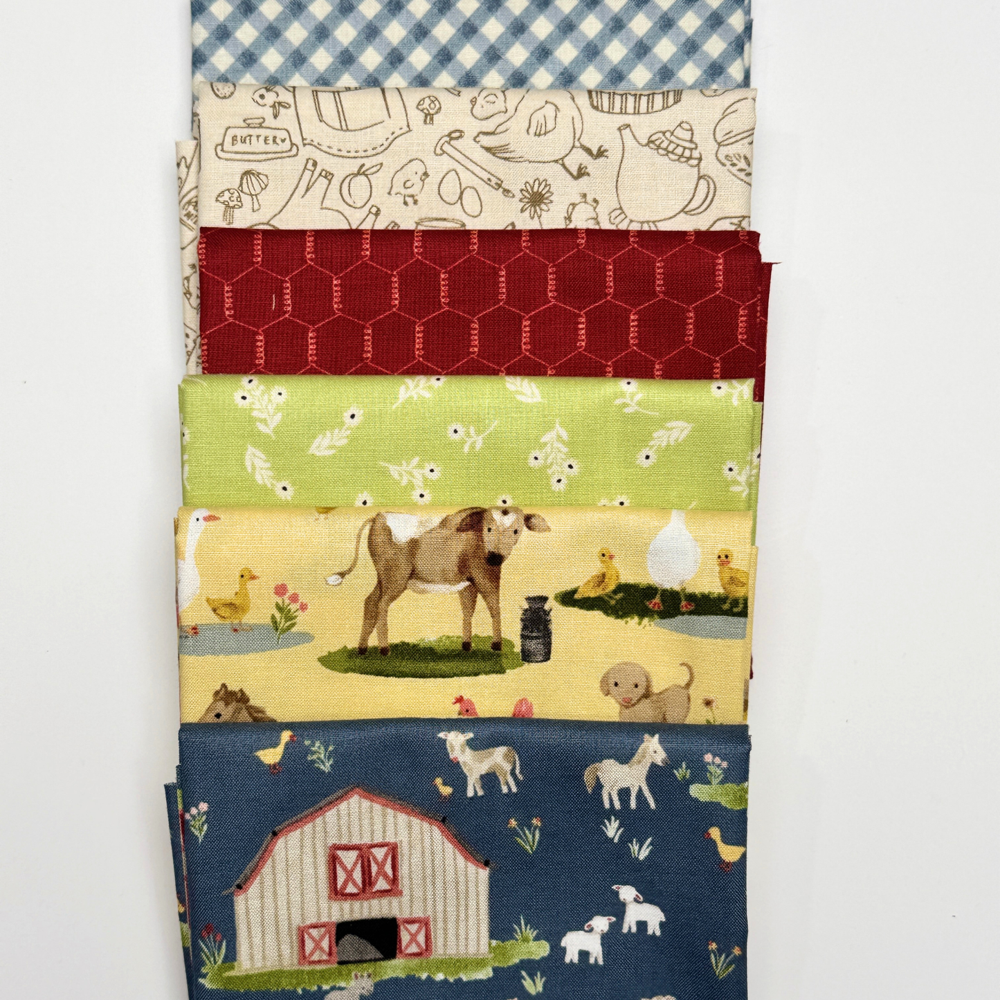 Lil' Farm Friends Petite Fat Quarter Bundle 6 Piece