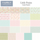 Little Posies fabric swatches by Cayla Naylor for Riley Blake