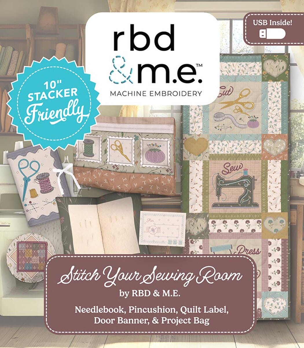 Stitch Your Sewing Room - Machine Embroidery USB
