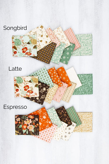 Morning Latte Petite Fat Quarter Bundles – Curated Colorways