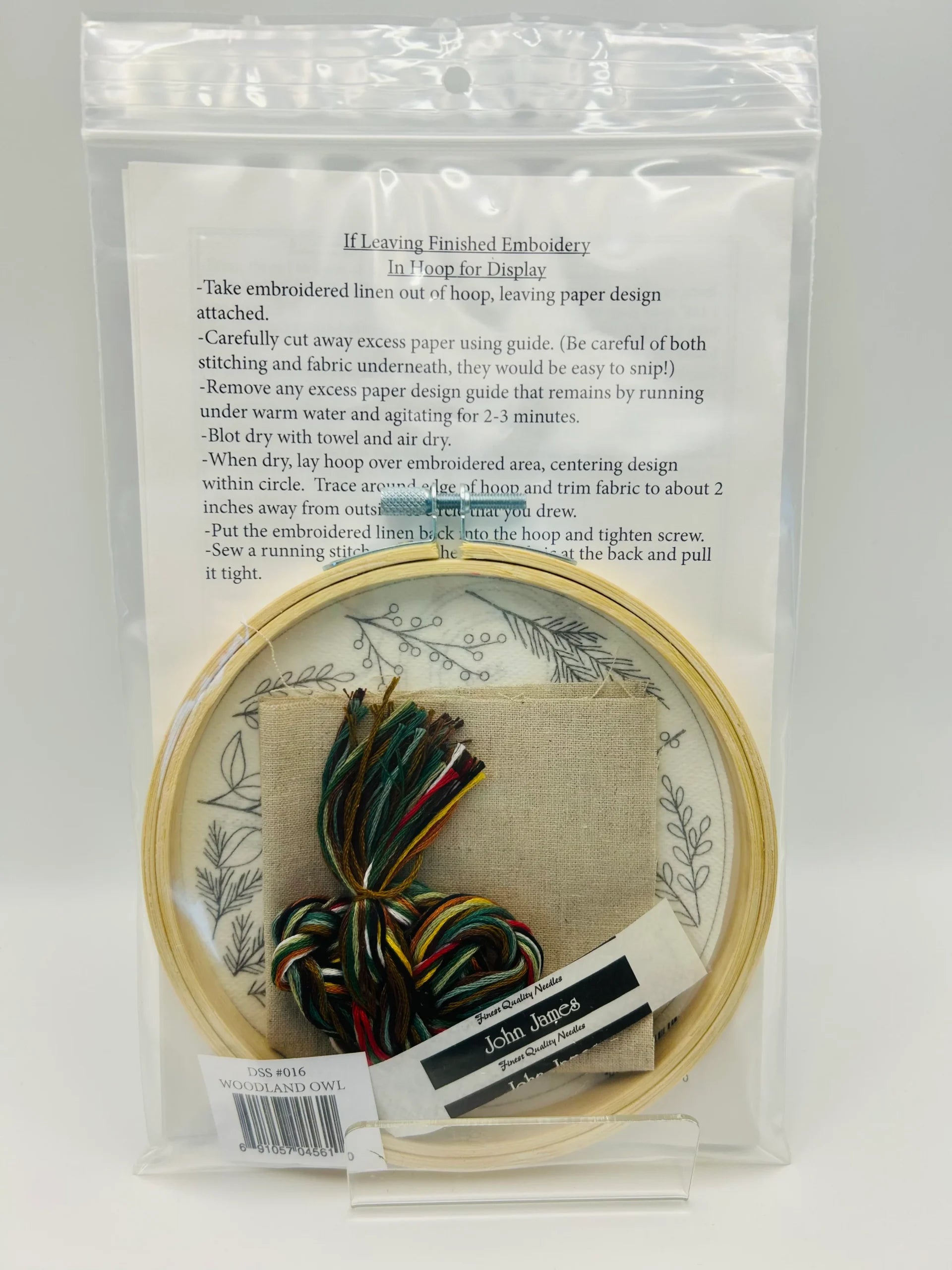 Woodland Owl Embroidery Kit – Deb Strain