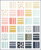 Finished Squared Up quilt featuring large patchwork squares arranged in a clean geometric design using coordinated fabrics.

