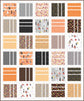 Squared Up quilt pattern shown in an alternate fabric colorway highlighting the modern grid layout and precut-friendly design.
