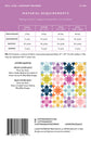 Back cover of the Star Struck quilt pattern showing quilt sizes, fabric requirements, and pattern details.
