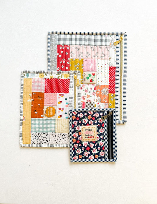 Minki Kim Flatmates Pouch Trio Pattern