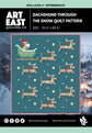 Pattern cover for Dachshund through the snow quilt pattern 
