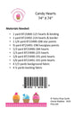Pastry Shop Quilts Candy Hearts Quilt Pattern