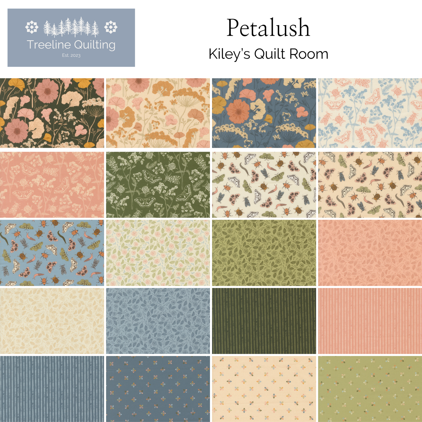 Petalush Charm Pack, 42 Pcs – Kiley’s Quilt Room