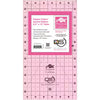 Quilter's Select Pink Poppie Ruler 6.5in x 12in