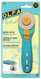Olfa Splash Rotary Cutter – Aqua (45mm)