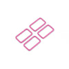 Tula Pink 1-1/2in Rectangle Rings Set of Four