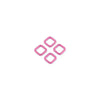 Tula Pink 1/2in Rectangle Rings Set of Four