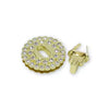 Sallie Tomato Crystal Turn Lock Gold