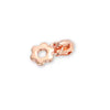 Sallie Tomato Flower Zipper Pulls Rose Gold