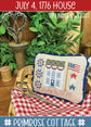 July 4, 1776 House Cross Stitch Pattern
