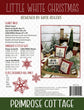 Little White Christmas Cross Stitch Pattern