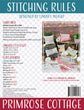 Stitching Rules Cross Stitch Pattern