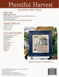 Plentiful Harvest Cross Stitch Pattern