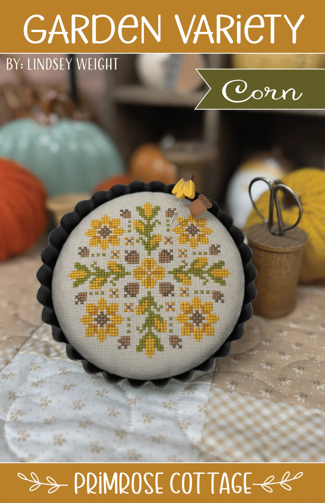 Garden Variety Corn Cross Stitch Pattern