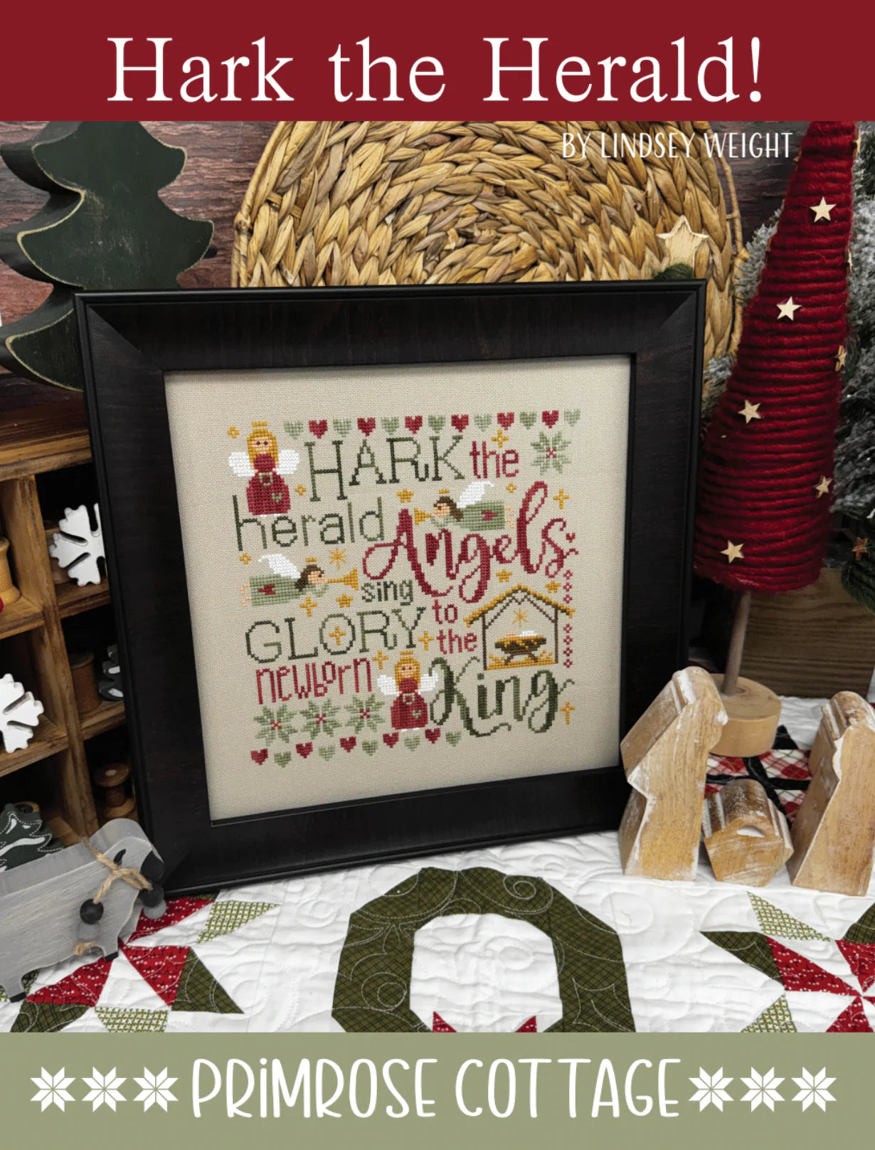 Hark the Herald! Cross Stitch Pattern