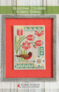 Seasonal Courier: Robin's Spring Cross Stitch Printed Pattern