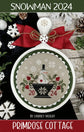 Snowman 2024 Cross Stitch Pattern