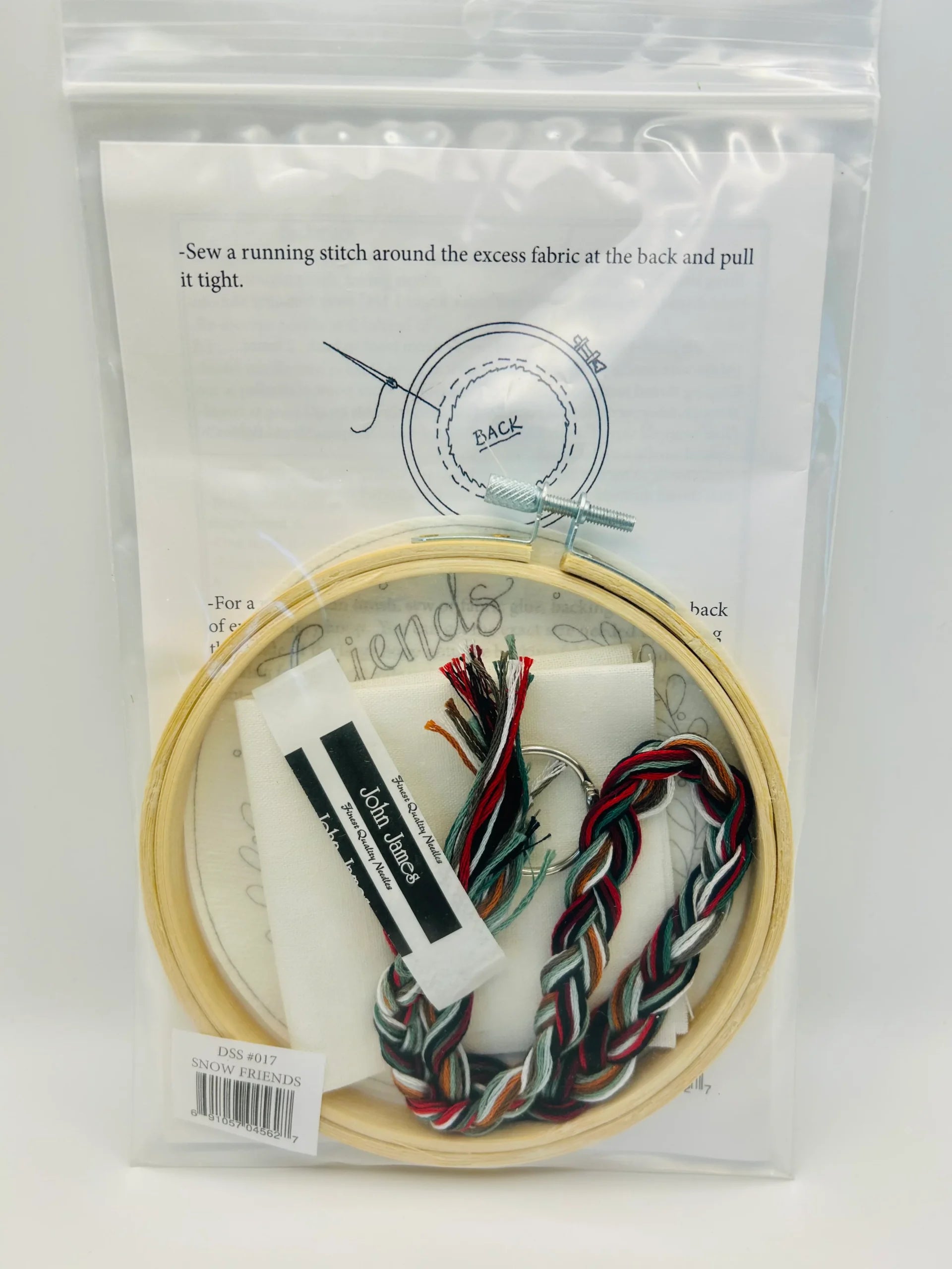 Snow Friends Embroidery Kit – Deb Strain