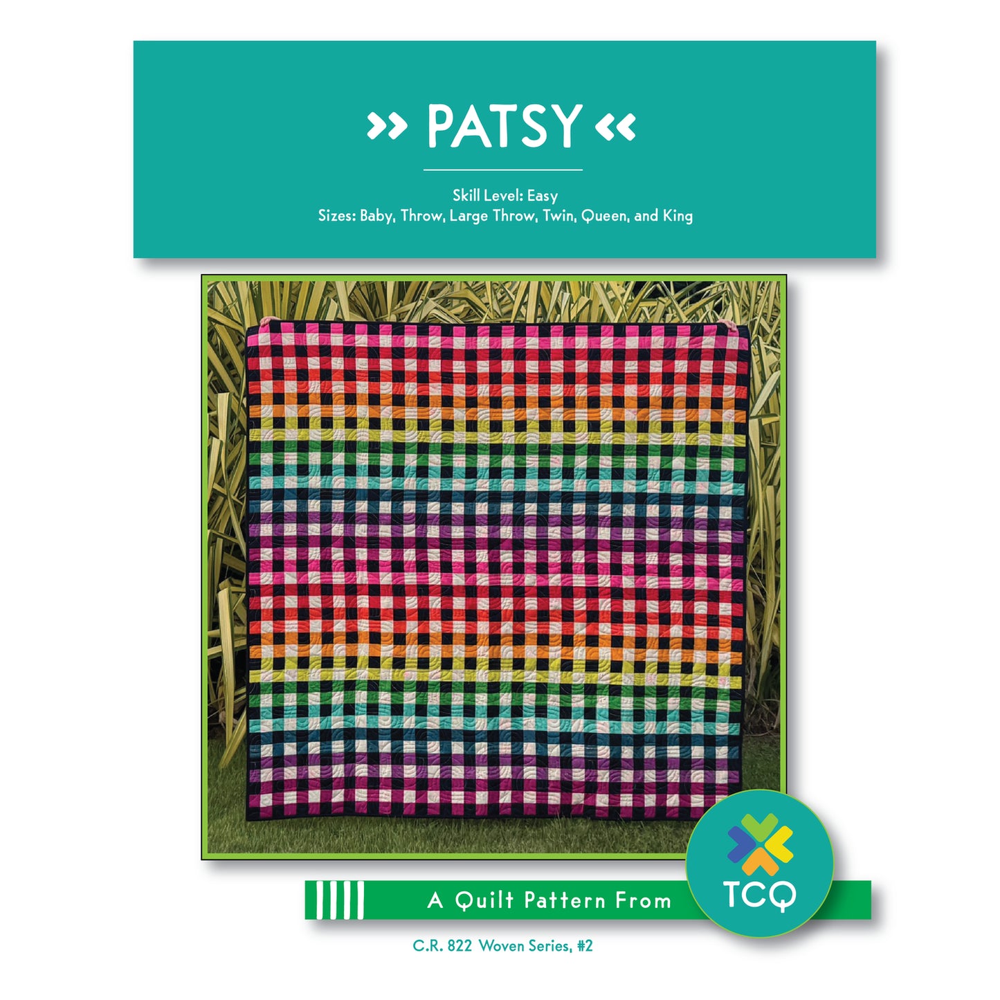 Patsy quilt pattern cover by Trace Creek Quilting