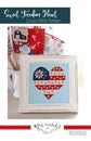 Sweet Freedom Heart Flag Cross Stitch Paper Pattern