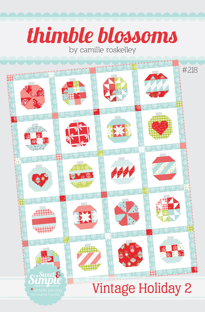 Vintage Holiday 2 quilt pattern by Thimble Blossoms
