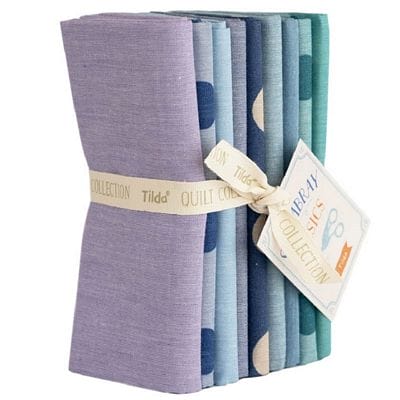 Tilda Seasonal Chambray Fat Quarter Bundle 9pc – Summer Blues