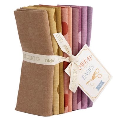 Tilda Seasonal Chambray Fat Quarter Bundle 9pc – Autumn Hues