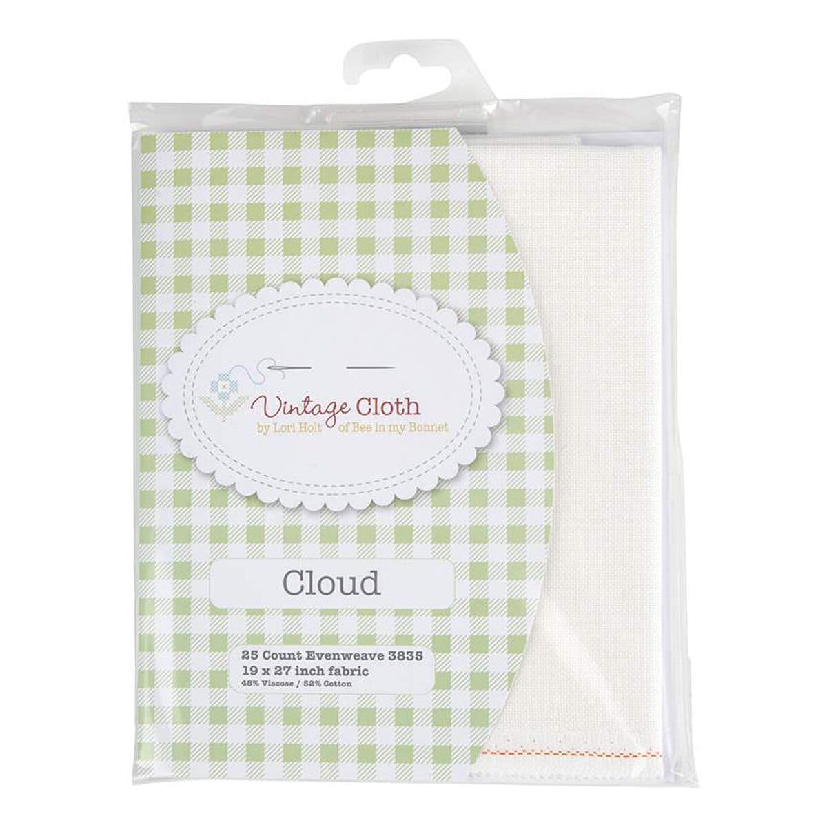 Vintage Cloth – Cloud 25 Count Evenweave (19" x 27")