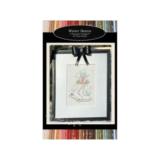 ￼￼Winter Skates embroidery Pattern by Plumcute Designs