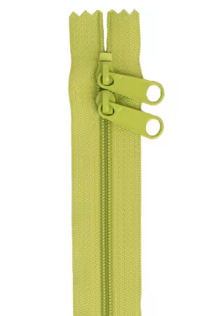 By Annie 30" Double Slide Zipper – Apple Green