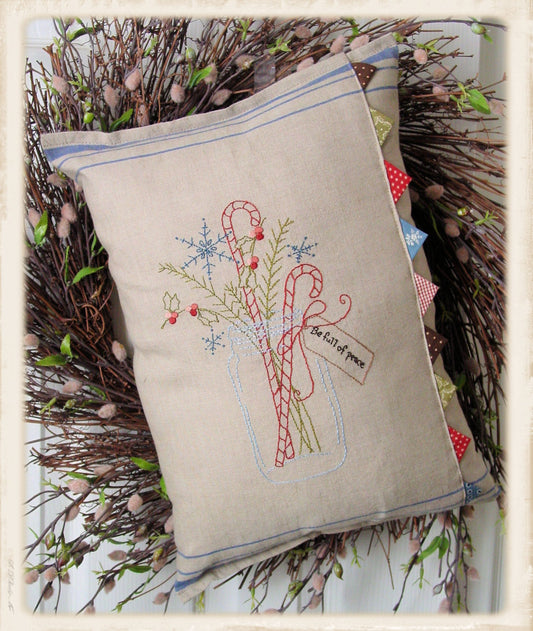 Be Full of Peace Pillow Pattern – Plumcute Designs