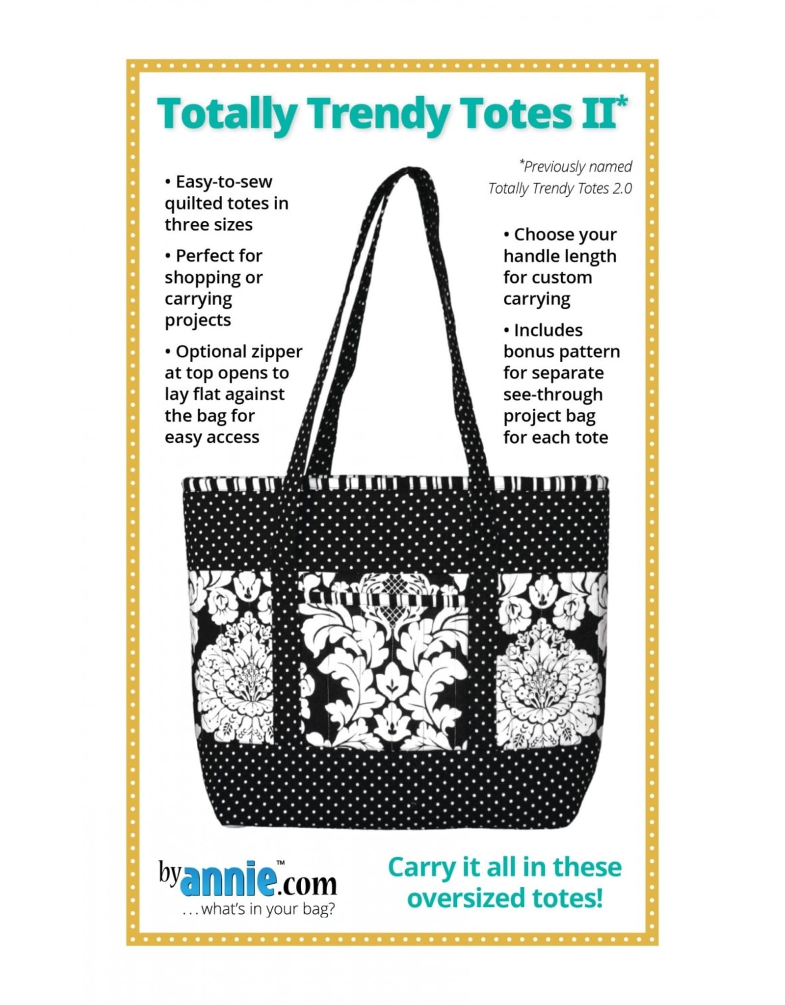 Totally Trendy Totes II Pattern by By Annie