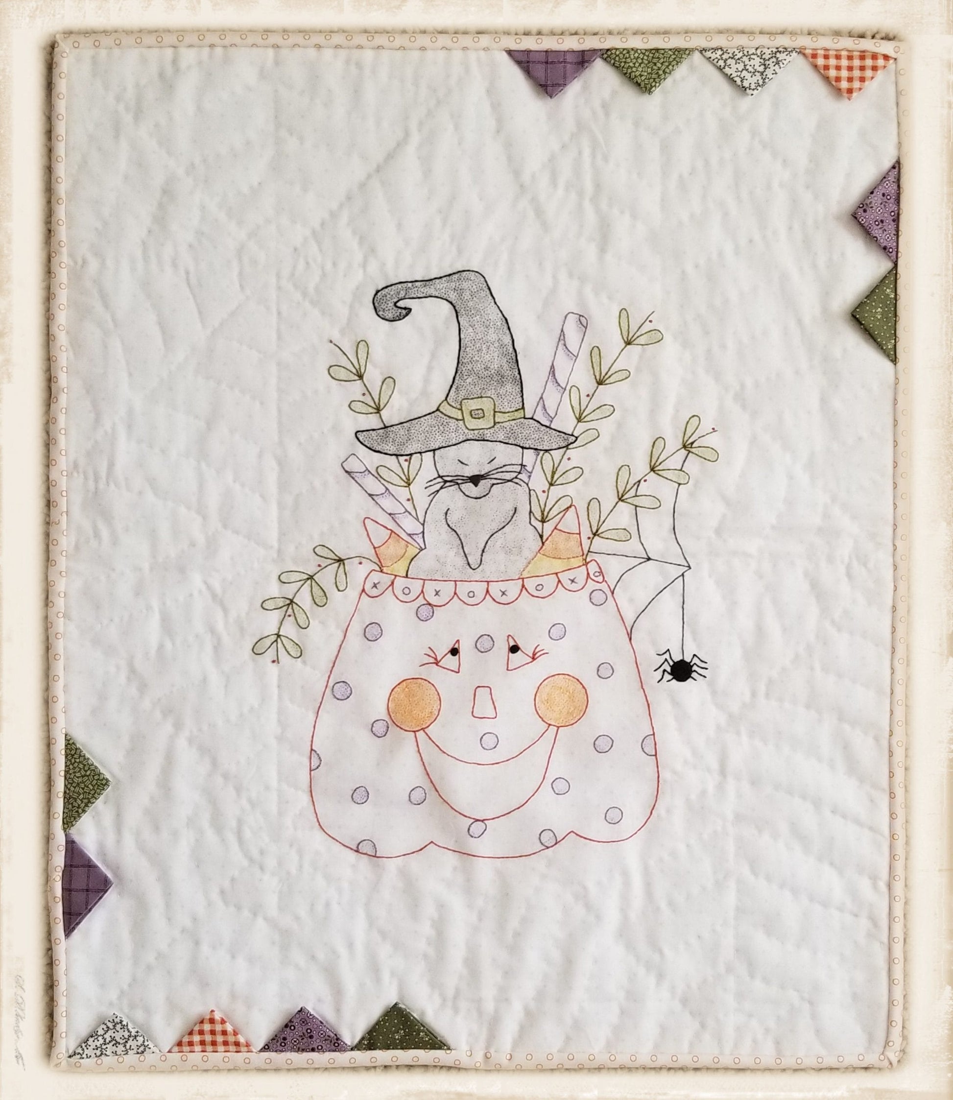 Cat & Jack Halloween Mini Quilt Pattern – Plumcute Designs